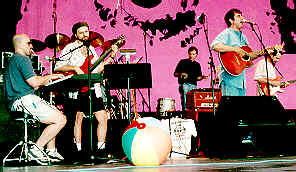 Michael and his band.