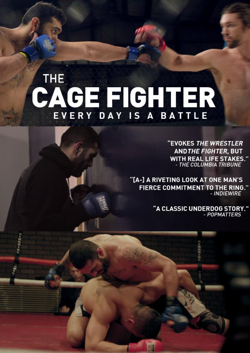 amateur cage fighter in movie