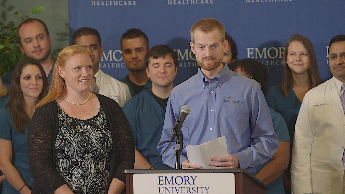 Kent Brantly in the documentary, Facing Darkness.