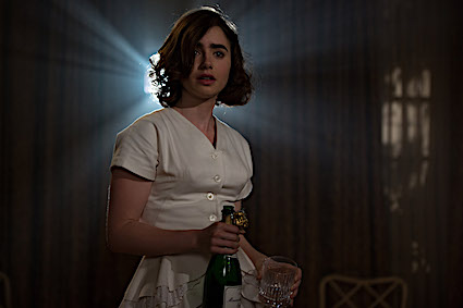 Lily Collins as Marla in Rules Don't Apply