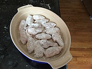 Chicken Wing Preparation for the Super Bowl